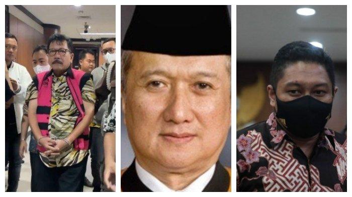 Tiga penegak hukum yang menjadi makelar kasus (kiri ke kanan): eks pejabat MA, Zarof Ricar; mantan hakim agung MA, Sudrajad Dimyati; dan eks penyidik KPK, Stepanus Robbin Pattuju. (Sumber Foto Dari Tribunnews