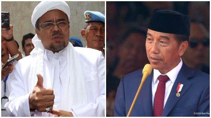 Habib Rizieq Shihab dan Presiden Joko Widodo (sumber: kaltim.tribunnews.com).