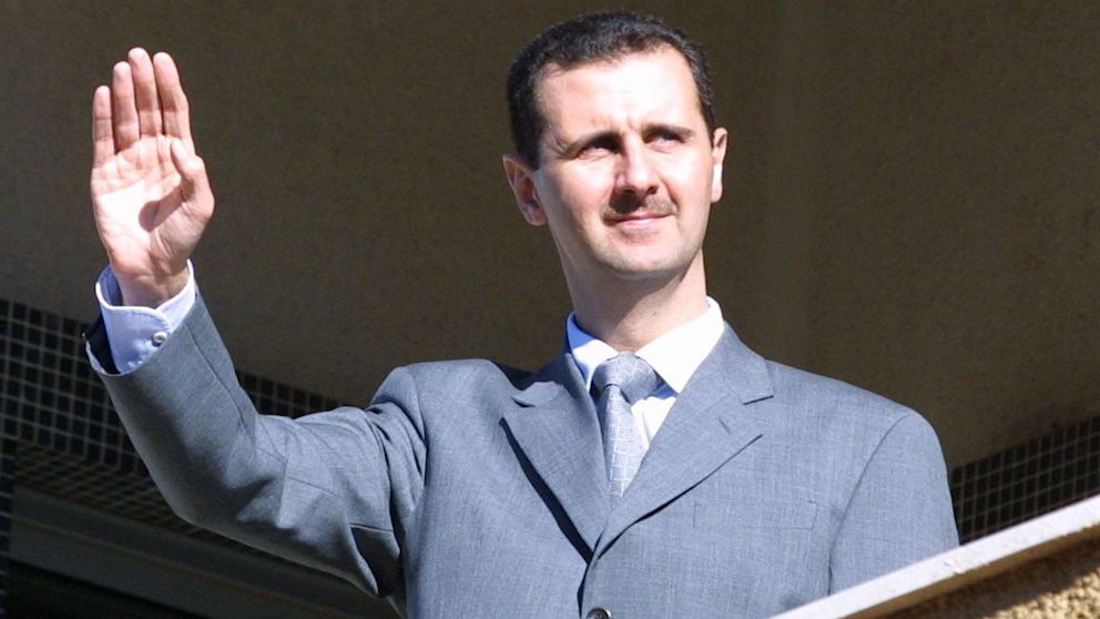 Dr. Basyar Hafizh al-Assad adalah Presiden Suriah saat ini, memegang kekuasaan sejak 17 Juli 2000