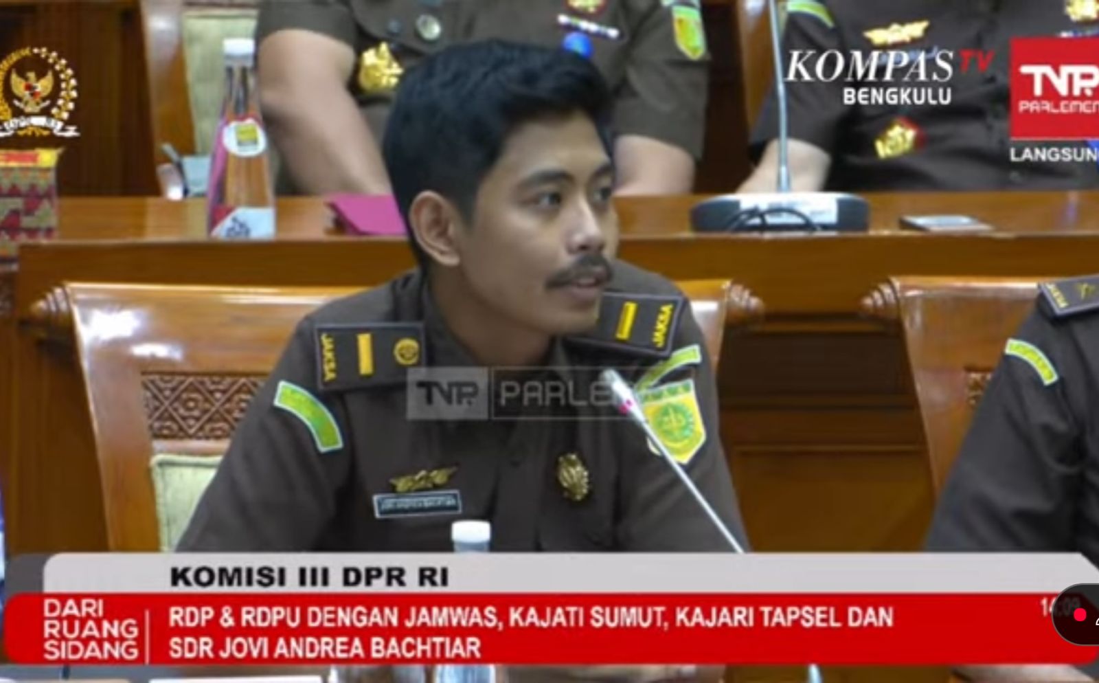 Tangkapan Layar Youtube KompasTV Bengkulu.